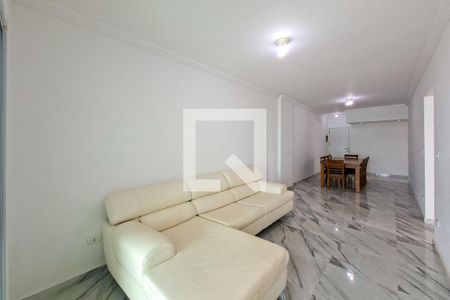 Sala de apartamento para alugar com 3 quartos, 104m² em Guilhermina, Praia Grande