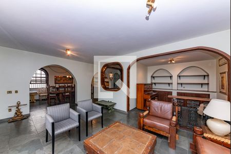 Sala 1 de casa à venda com 4 quartos, 500m² em Santa Lúcia, Belo Horizonte