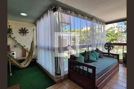Varanda  de apartamento à venda com 4 quartos, 198m² em Recreio dos Bandeirantes, Rio de Janeiro