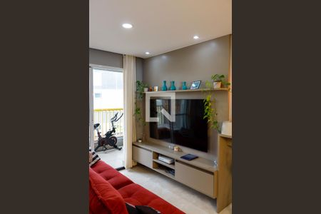 sala de apartamento à venda com 2 quartos, 56m² em Vila Osasco, Osasco