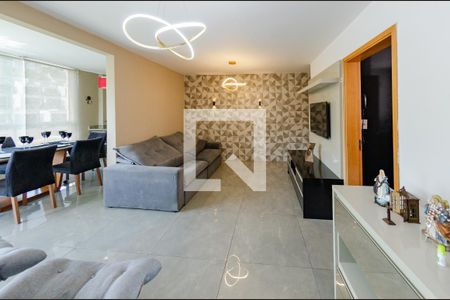 Sala de apartamento para alugar com 3 quartos, 83m² em Buritis, Belo Horizonte