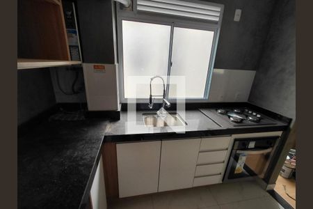 Sala/cozinha de apartamento para alugar com 1 quarto, 42m² em Vila Sao Paulo, Mogi das Cruzes