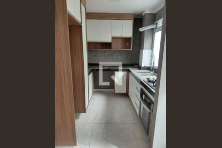Sala/cozinha de apartamento para alugar com 1 quarto, 42m² em Vila Sao Paulo, Mogi das Cruzes