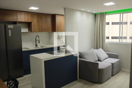 Sala de apartamento para alugar com 1 quarto, 36m² em Liberdade, São Paulo