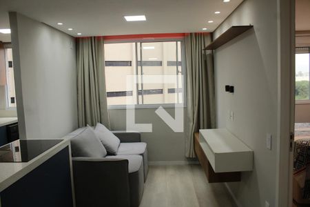 Sala de apartamento para alugar com 1 quarto, 36m² em Liberdade, São Paulo