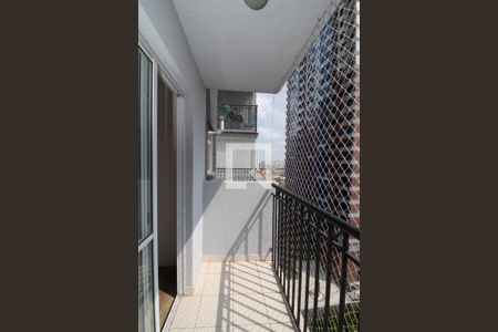 Varanda da Sala de apartamento à venda com 2 quartos, 52m² em Vila Augusta, Guarulhos