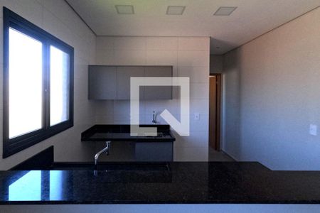 Cozinha Americana de casa de condomínio para alugar com 1 quarto, 33m² em Macuco, Santos