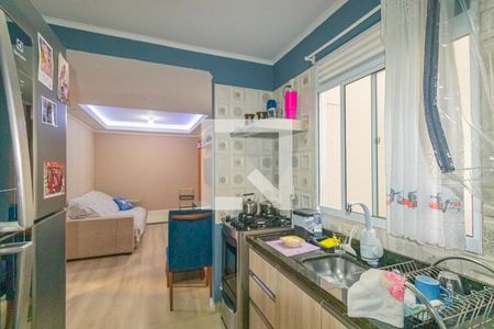 Sala/Cozinha de apartamento à venda com 2 quartos, 40m² em Estância Velha, Canoas