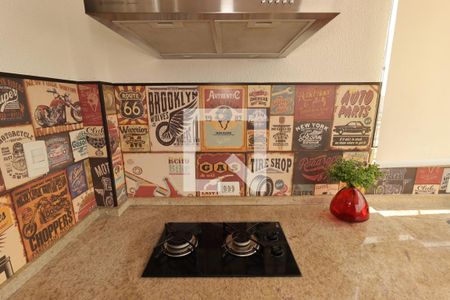 Varanda Gourmet - Cooktop de apartamento à venda com 2 quartos, 52m² em Vila Humaita, Santo André