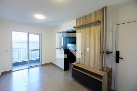 Sala/Cozinha de apartamento para alugar com 2 quartos, 54m² em Mansões Santo Antônio, Campinas