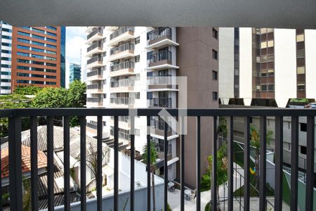 varanda Sala de kitnet/studio à venda com 1 quarto, 27m² em Pinheiros, São Paulo