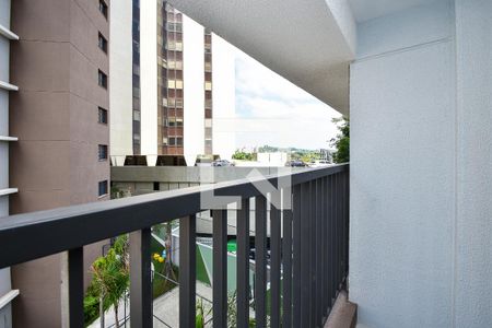 varanda Sala de kitnet/studio à venda com 1 quarto, 27m² em Pinheiros, São Paulo