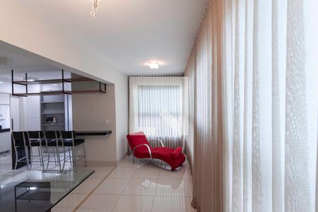 Sala de apartamento à venda com 4 quartos, 120m² em Castelo, Belo Horizonte