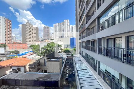 Vista da Sacada da Sala/Cozinha de apartamento para alugar com 1 quarto, 33m² em Ipiranga, São Paulo