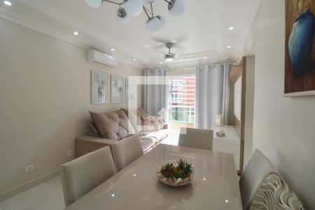 Sala de apartamento para alugar com 2 quartos, 83m² em Jardim Praiano, Guarujá