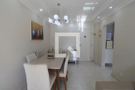 Sala de apartamento para alugar com 2 quartos, 83m² em Jardim Praiano, Guarujá