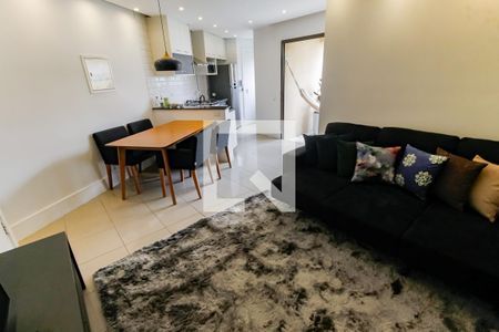 Sala de apartamento para alugar com 1 quarto, 58m² em Jardim Ampliacao, São Paulo