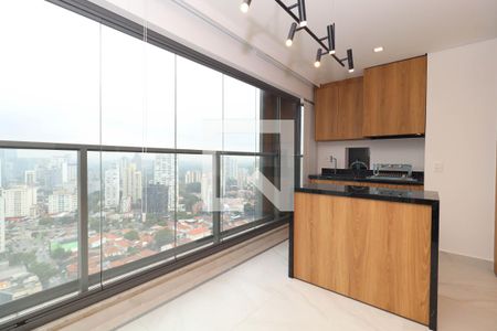 Varanda gourmet de apartamento para alugar com 1 quarto, 72m² em Pinheiros, São Paulo
