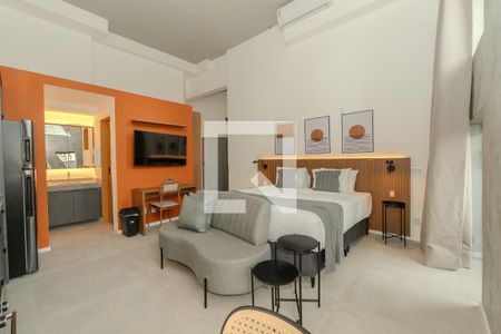 Studio de kitnet/studio para alugar com 1 quarto, 42m² em República, São Paulo