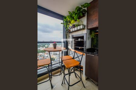 Varanda da Sala de apartamento à venda com 2 quartos, 59m² em Parque das Nações, Santo André