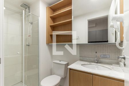Banheiro de kitnet/studio para alugar com 1 quarto, 25m² em Consolação, São Paulo