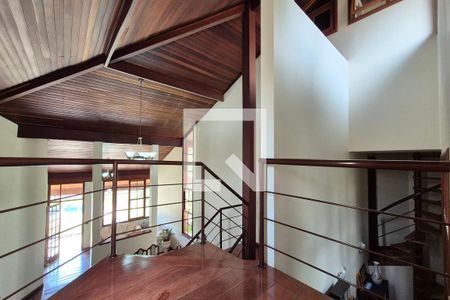 Hall de Entrada  de casa de condomínio para alugar com 5 quartos, 570m² em Condomínio Chácaras do Alto da Nova Campinas, Campinas