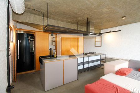 Sala e Cozinha de apartamento para alugar com 2 quartos, 100m² em Pinheiros, São Paulo