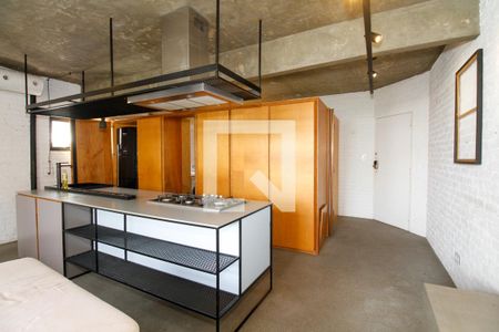 Sala e Cozinha de apartamento para alugar com 2 quartos, 100m² em Pinheiros, São Paulo