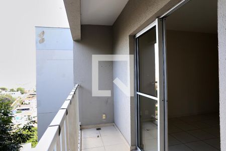 Varanda da Sala de apartamento para alugar com 2 quartos, 58m² em Paraíso, Belo Horizonte