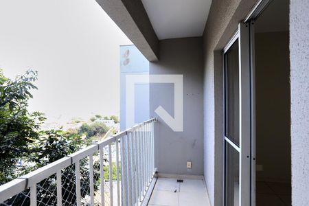 Varanda da Sala de apartamento para alugar com 2 quartos, 58m² em Paraíso, Belo Horizonte
