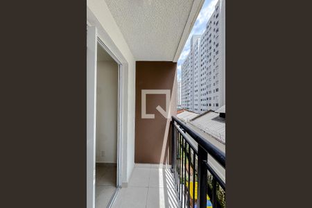 Varanda da Sala de apartamento para alugar com 1 quarto, 27m² em Brás, São Paulo