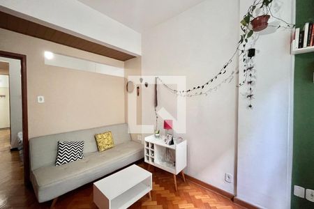 Sala  de apartamento para alugar com 1 quarto, 36m² em Copacabana, Rio de Janeiro