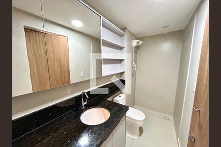 Banheiro Social de kitnet/studio para alugar com 1 quarto, 34m² em Vila Galvão, Guarulhos
