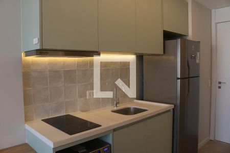 Cozinha de kitnet/studio à venda com 1 quarto, 24m² em Perdizes, São Paulo