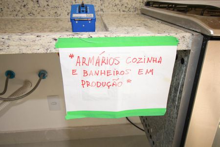 Cozinha de apartamento para alugar com 1 quarto, 56m² em Parque das Nações, Santo André