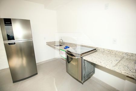 Cozinha de apartamento para alugar com 1 quarto, 56m² em Parque das Nações, Santo André