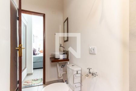 Banheiro de kitnet/studio para alugar com 1 quarto, 29m² em Vila Buarque, São Paulo