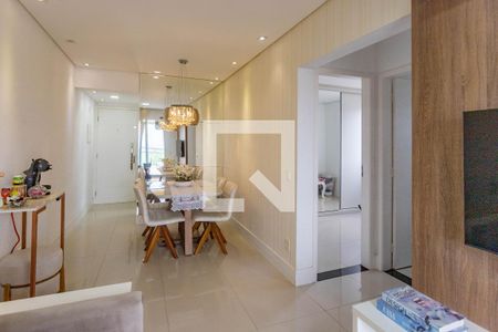 Sala  de apartamento à venda com 2 quartos, 50m² em Centro, Diadema