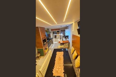 Sala de apartamento à venda com 2 quartos, 110m² em Vila Valparaíso, Santo André