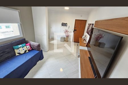 Sala de apartamento à venda com 2 quartos, 110m² em Vila Valparaíso, Santo André