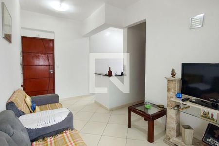 Sala de apartamento para alugar com 1 quarto, 48m² em Vila Caiçara, Praia Grande