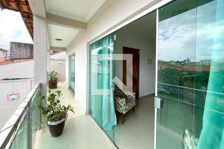 Varanda da Sala de Estar de casa à venda com 5 quartos, 360m² em Nova Vista, Belo Horizonte