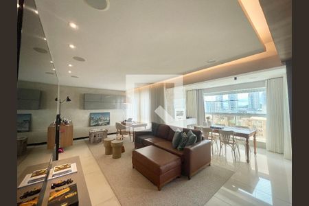 Sala de apartamento à venda com 3 quartos, 126m² em Vila da Serra, Nova Lima