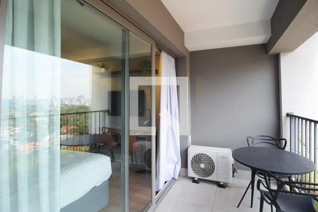 Varanda de apartamento para alugar com 1 quarto, 30m² em Indianópolis, São Paulo
