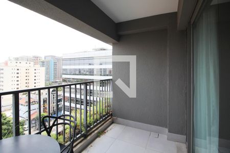 Varanda de apartamento para alugar com 1 quarto, 30m² em Indianópolis, São Paulo