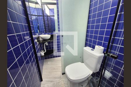 Banheiro de kitnet/studio à venda com 1 quarto, 28m² em Aclimação, São Paulo