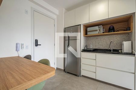 Sala/Cozinha de apartamento para alugar com 1 quarto, 28m² em Pinheiros, São Paulo