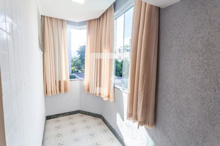 Varanda da Suíte de apartamento para alugar com 3 quartos, 97m² em Santo Antônio, Belo Horizonte