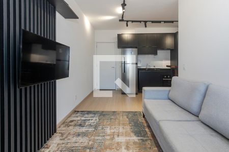 Sala de apartamento à venda com 2 quartos, 45m² em Santo Amaro, São Paulo
