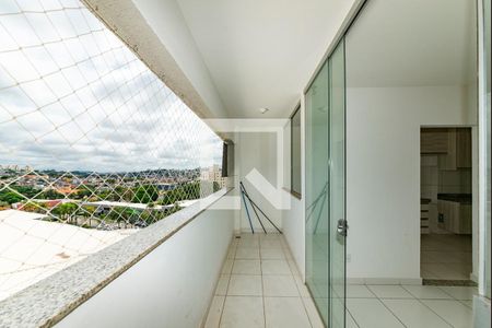 Varanda da Sala de apartamento à venda com 3 quartos, 75m² em Betânia, Belo Horizonte